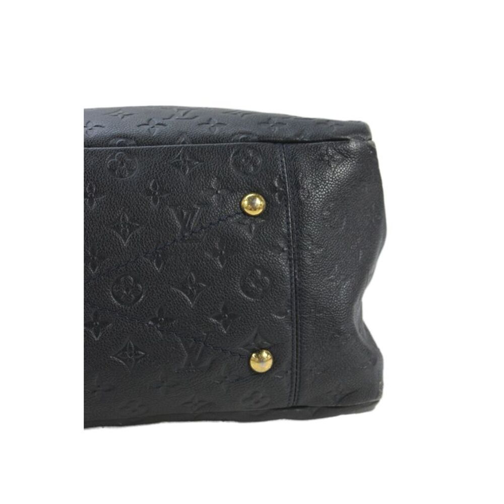 Louis Vuitton Womens Leather Artsy MM Monogram Handbag Black - Picture 7 of 11
